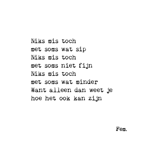 Kaart - Niks mis toch