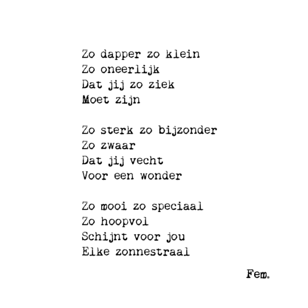 Kaart - Zo dapper en klein