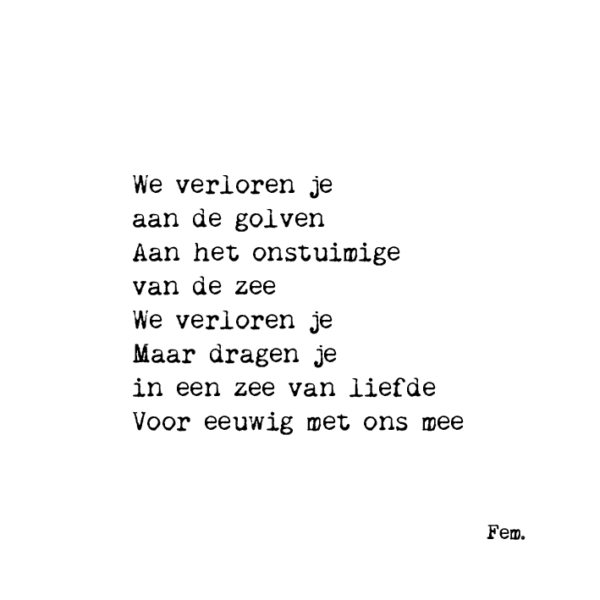 Kaart - Zee van liefde