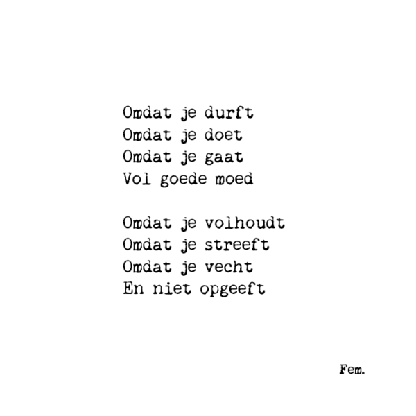 Kaart - Omdat je durft