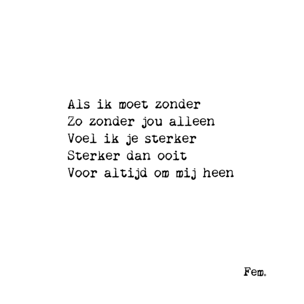 Kaart - Zo zonder jou